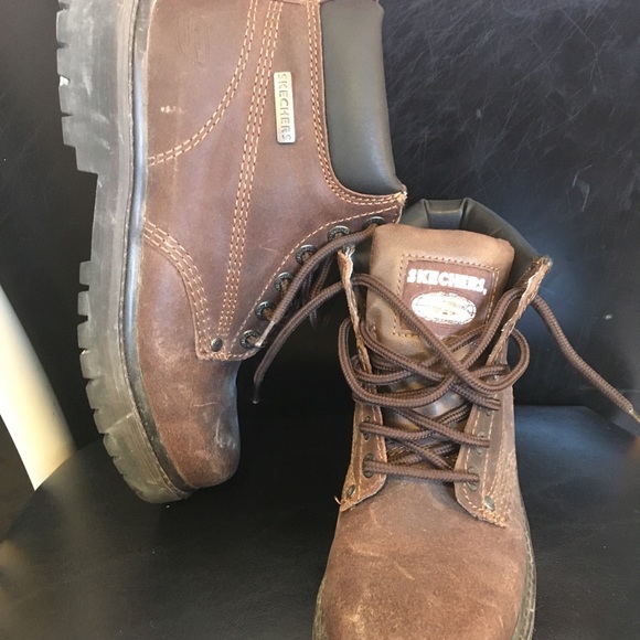 sketchers mens work boots